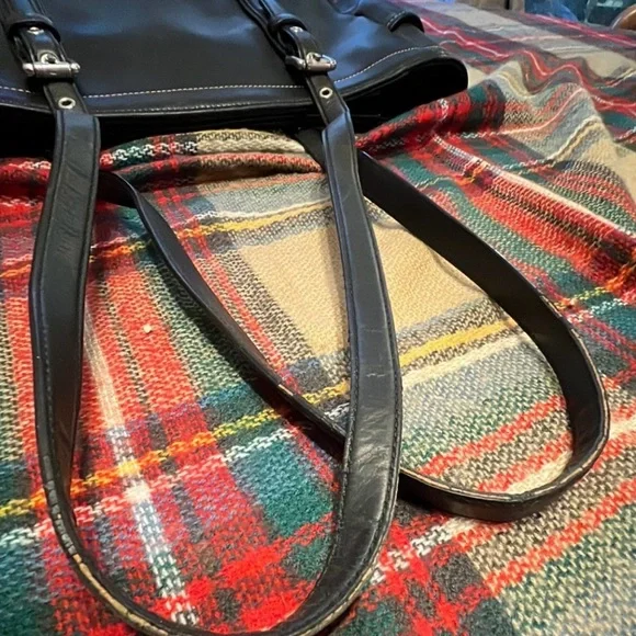 Coach black vintage leather bag large size - Picture 8 of 8